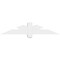 Ekena Millwork Kennewick Architectural Grade PVC Gable Bracket, 48"W x 10"H x 4"D x 4"F, 5/12 Pitch GBP048X10X0404KEN00 - alternate 5